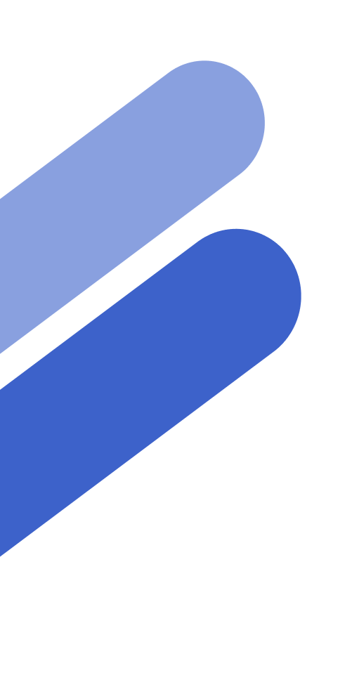 Imagen abstracta con dos formas paralelas en pinceladas azules sobre fondo negro.
